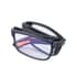 Foldable Anti-Blue Light Glasses with Testing kit - Black & Faux Leather image number 5