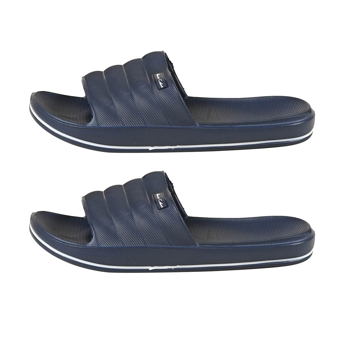 Thomas Calvi Comfortable Summer Sliders in Black image number 1