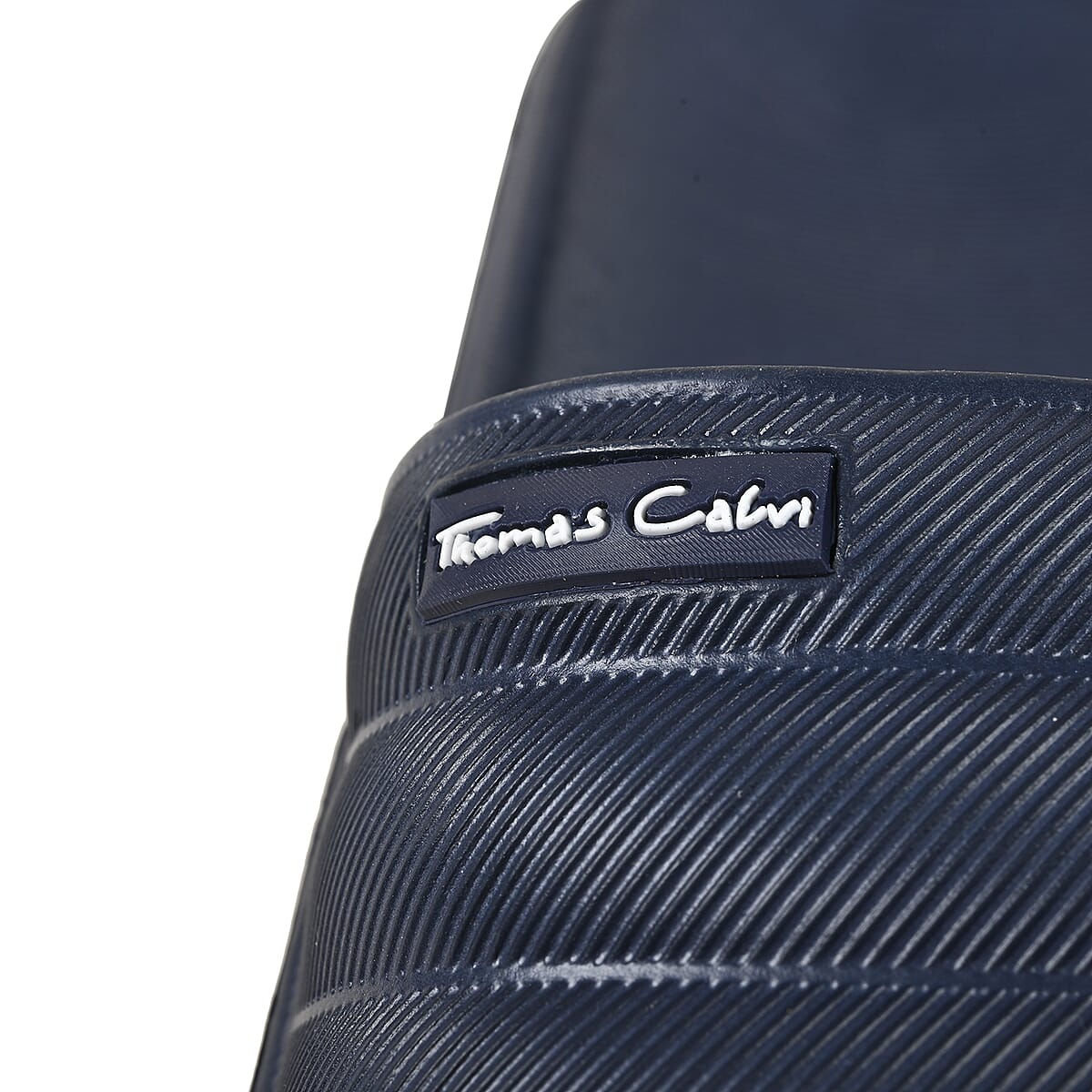 Thomas Calvi Comfortable Summer Sliders in Navy Blue (Size 11) image number 3