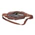 Passage Brown Genuine Leather Crossbody Bag with Multi Pockets & 46 Inches Adjustable Shoulder Strap image number 4