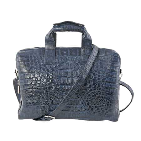 River Brand Closeout Organic Caiman Crocodile Shoulder Bag