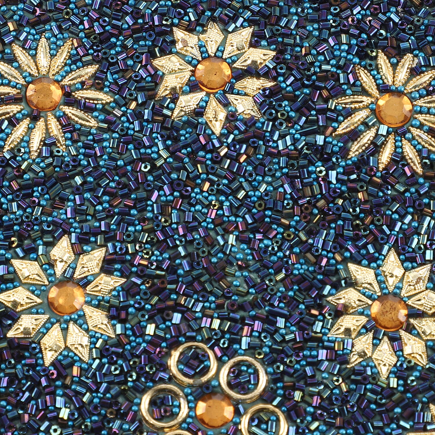 Set of 3 Turquoise Color Bedazzled Diary with Matching Pen
