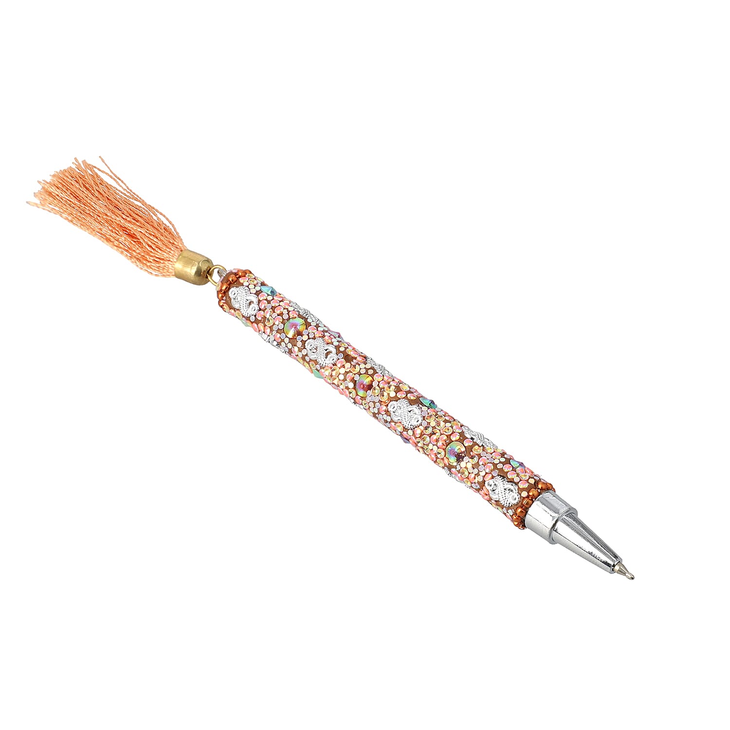 Set of 5 Gift Set - Multi Color Beaded Pens with Tassels