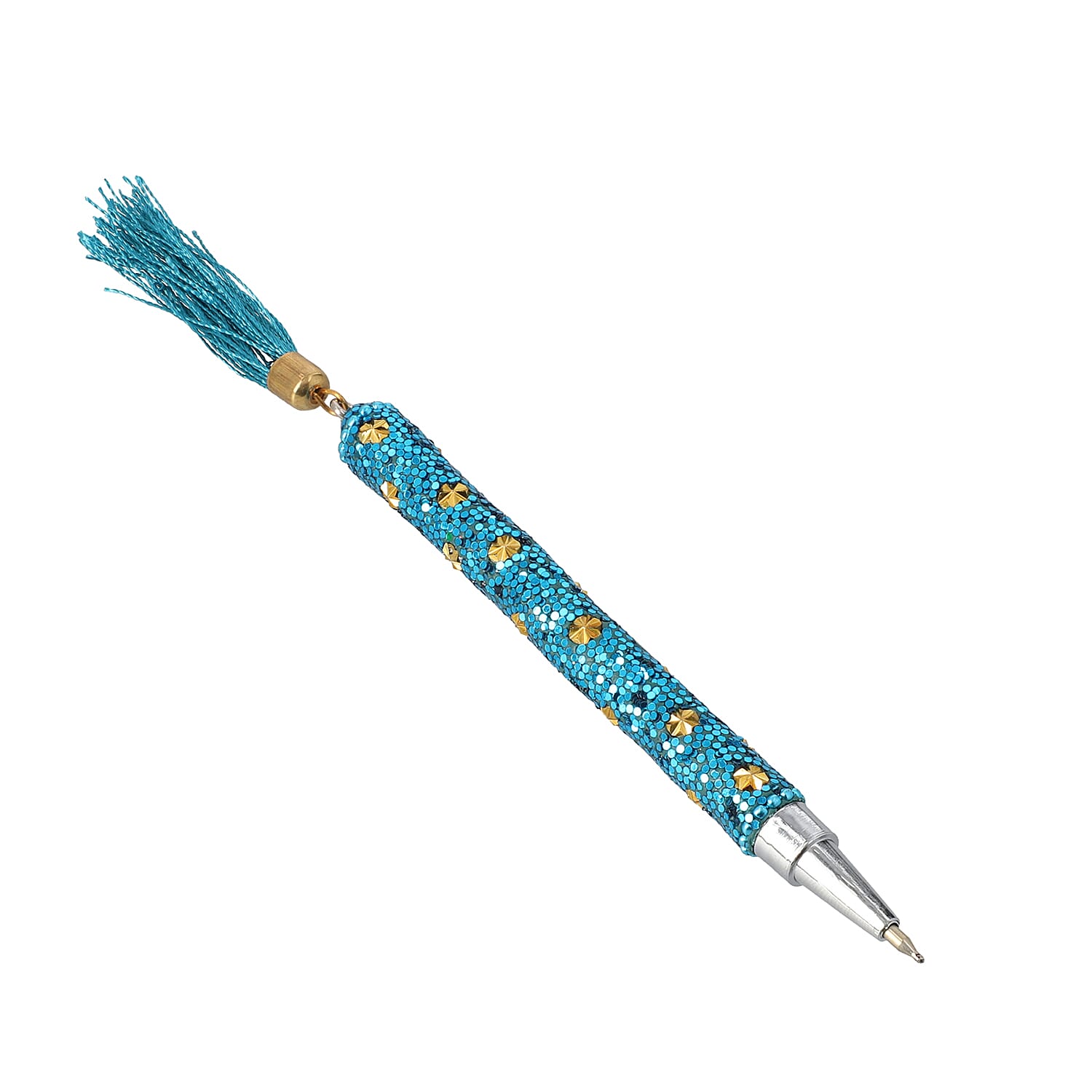 Set of 5 Gift Set - Multi Color Beaded Pens with Tassels
