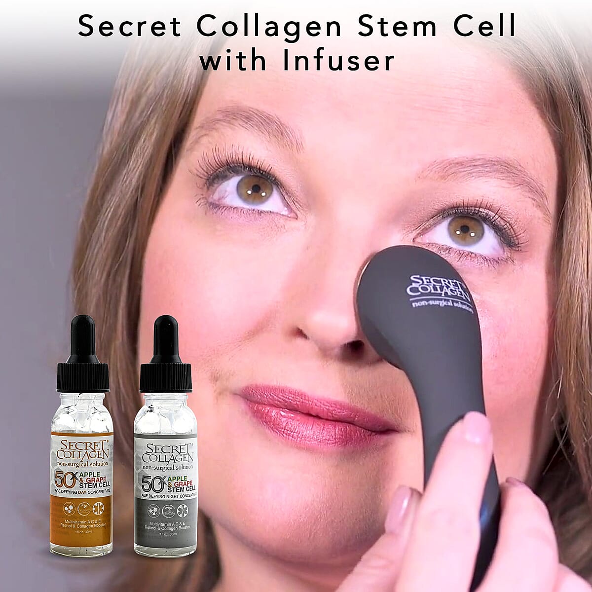 Secret Collagen Apple & Grape Stem Cell Age Defying Day & Night with Infuser image number 1