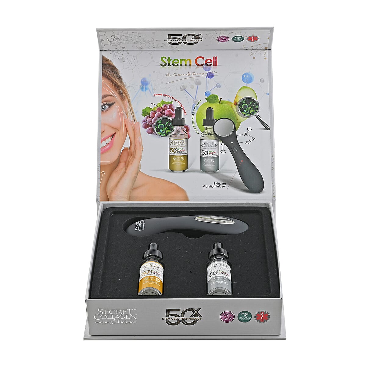 Secret Collagen Apple & Grape Stem Cell Age Defying Day & Night with Infuser image number 5
