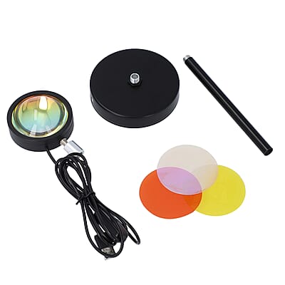 Homesmart Multi Color Sunset Lamp with 4 Dazzle Film