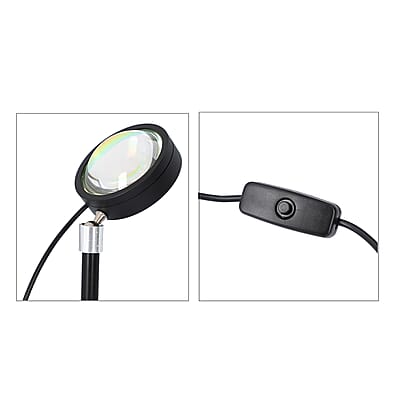 Homesmart Multi Color Sunset Lamp with 4 Dazzle Film