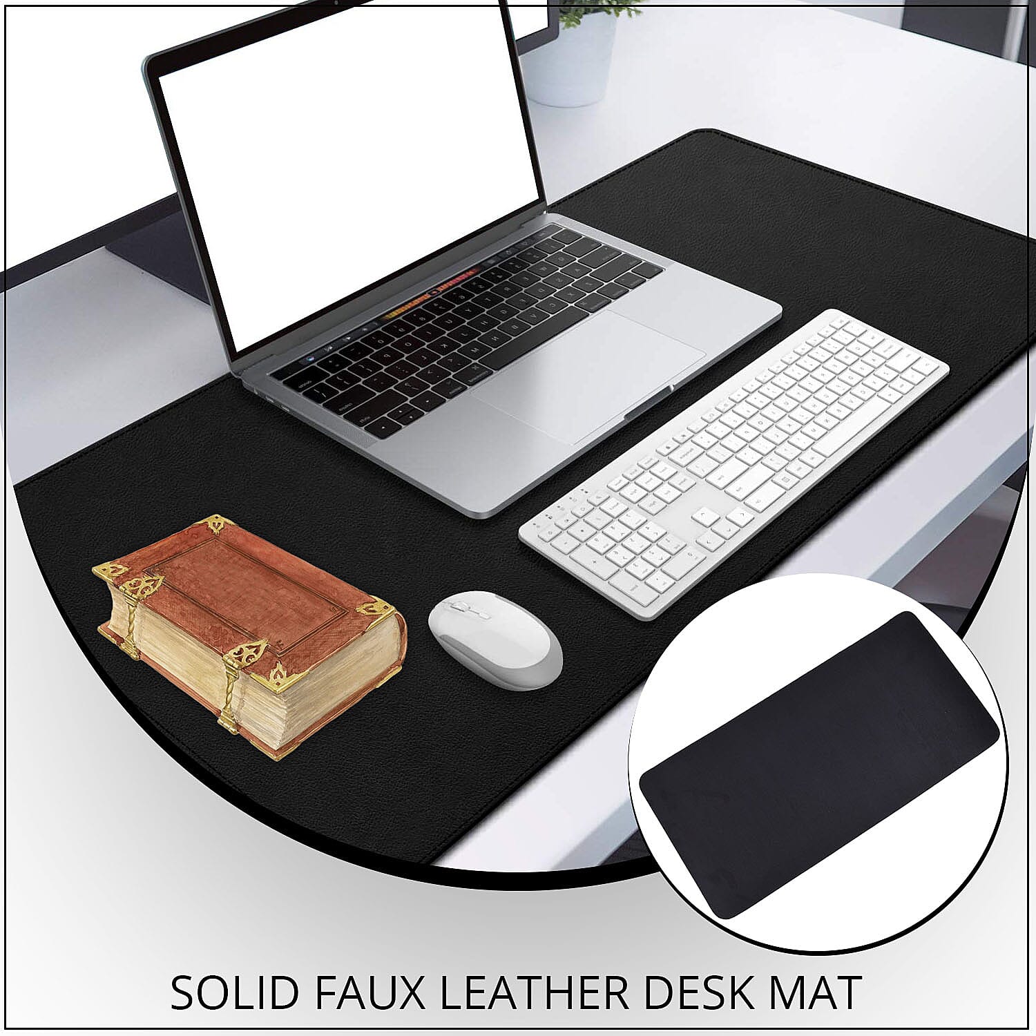La Vida Desk Pad 38x58cm | Faux Leather | Office Desk Mat - Sunled Co - View #9