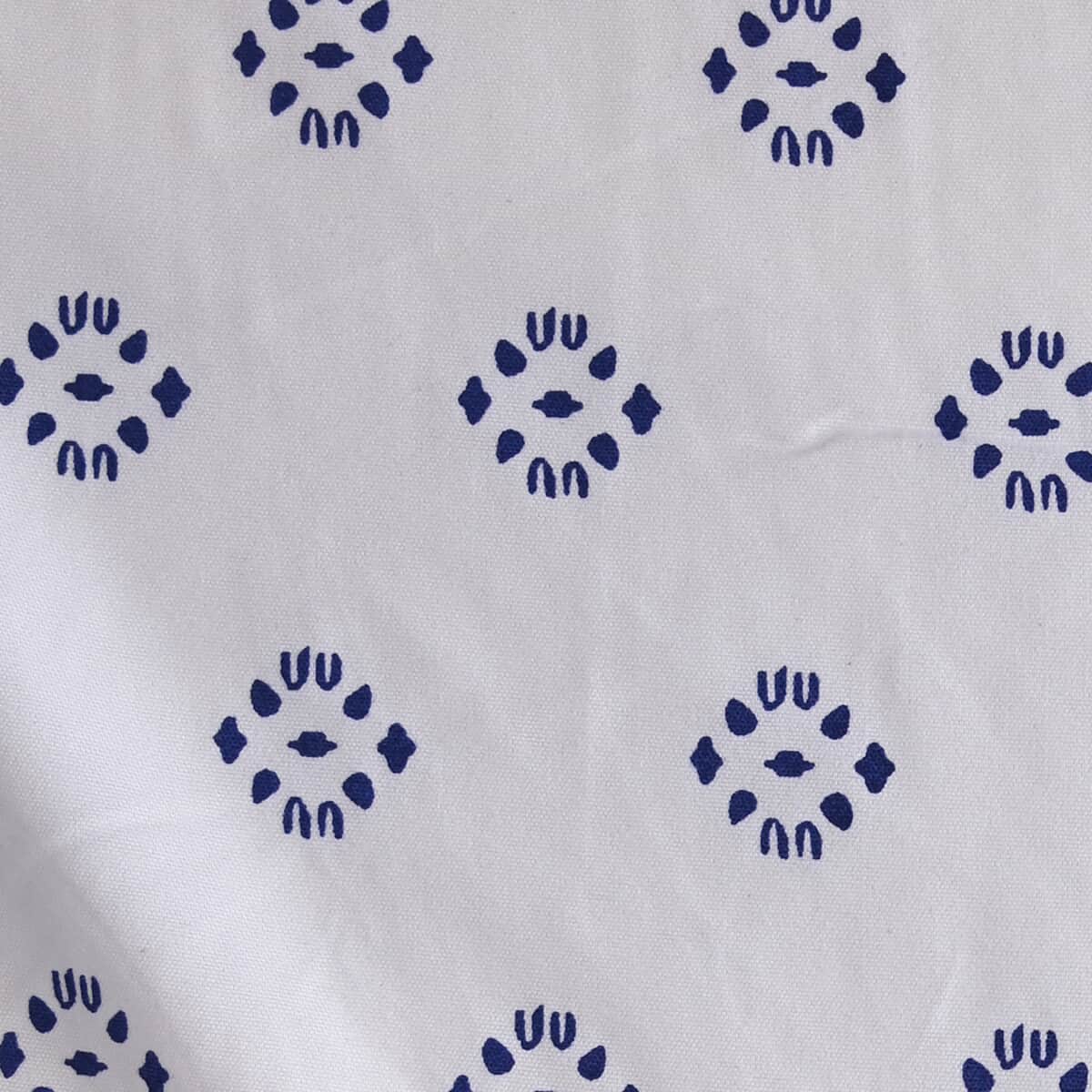 BELLA HOME Blue Mosaic 8pc Comforter Set - Full (100% Microfiber) image number 3