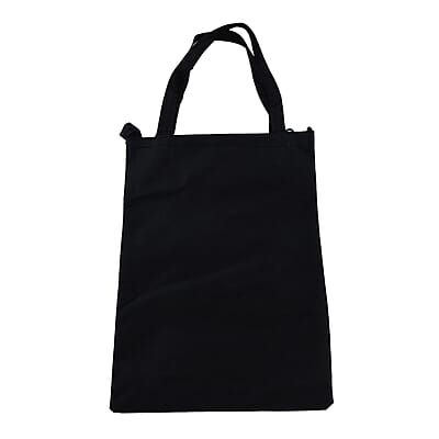 Black Cat Pattern Dinir Canvas Tote Bag