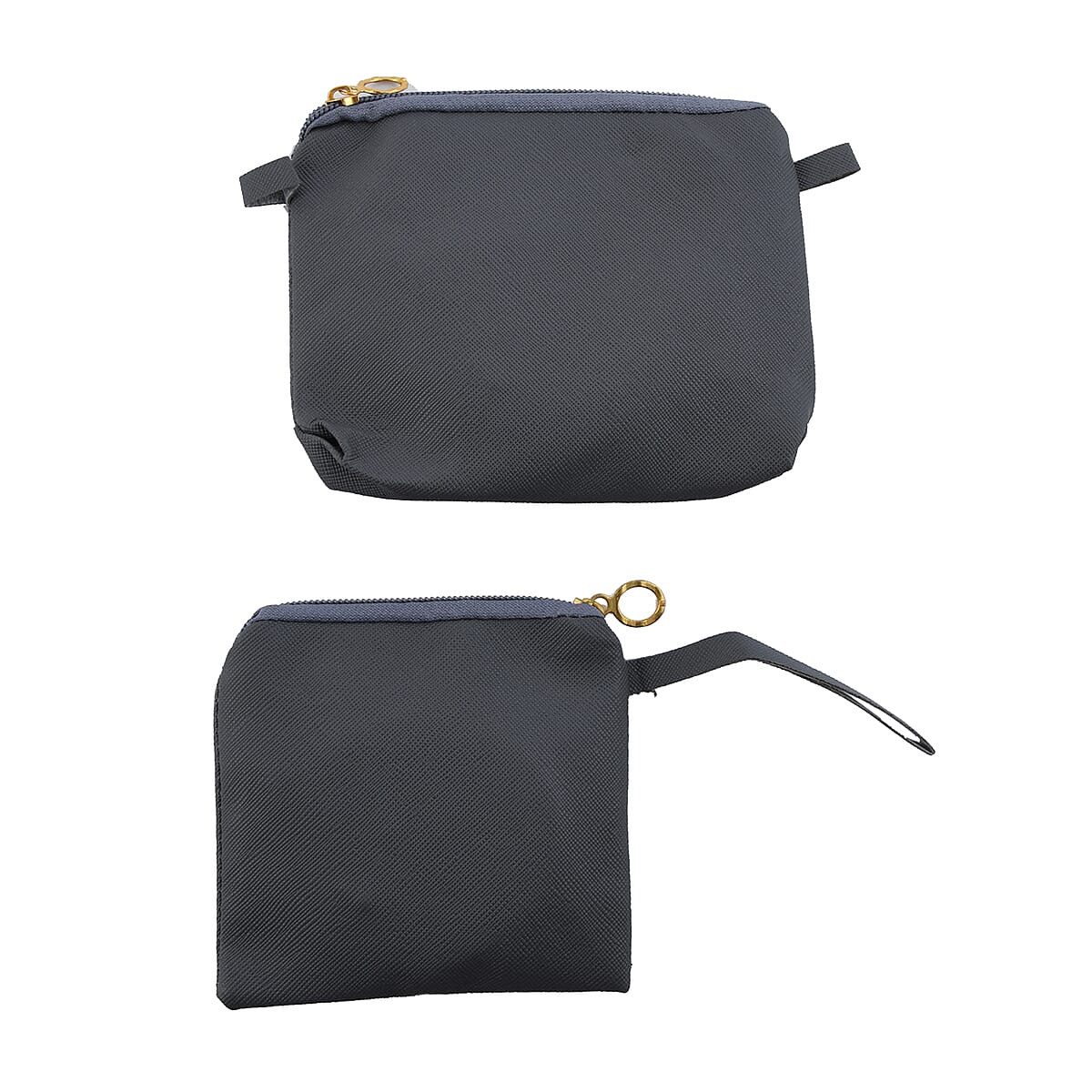 Gray Faux Leather Floral Pattern 3 in 1 Sling Bag With 2 Smaller Bag image number 3