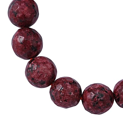 Red Jasper Beaded Stretch Bracelet 150.00 ctw