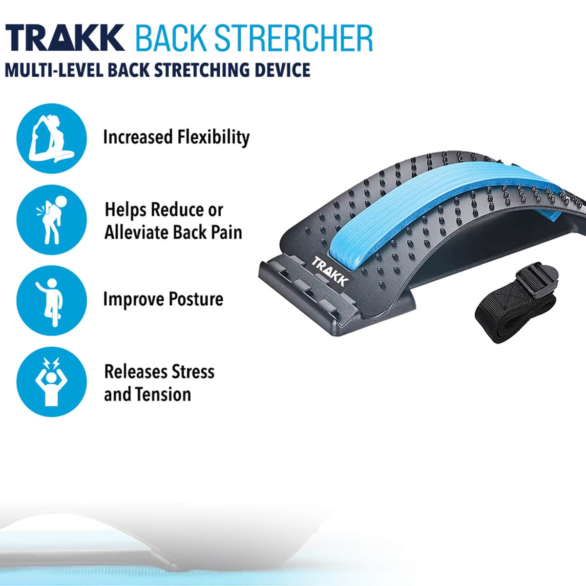 TRAKK Multi Level Back Stretching Device image number 1