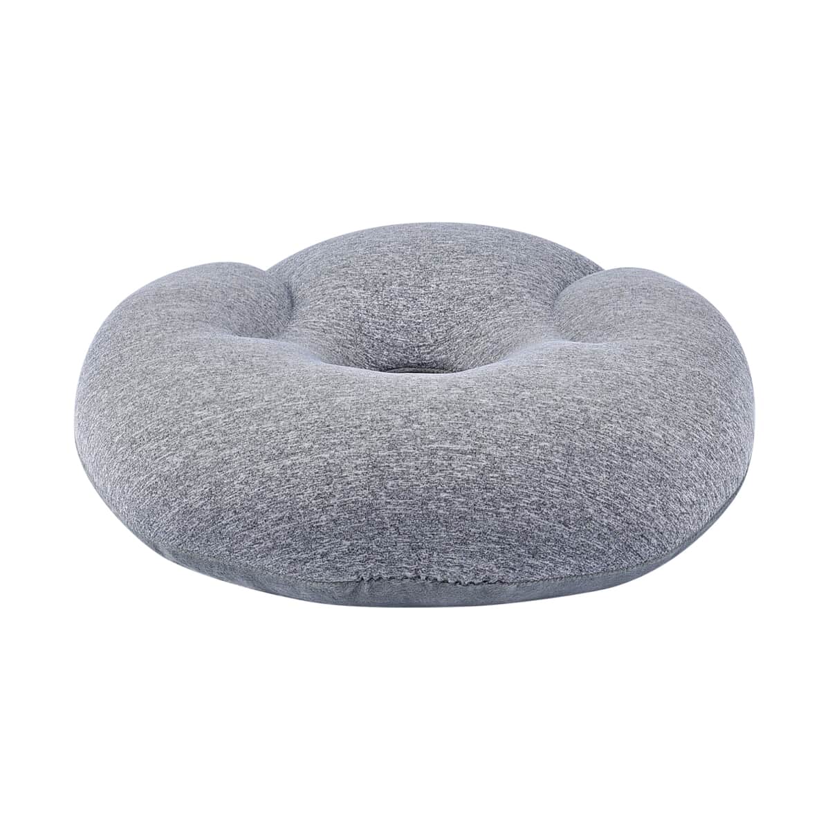 Homesmart Gray Polystyrene Beads Ergonomic Cushion image number 4