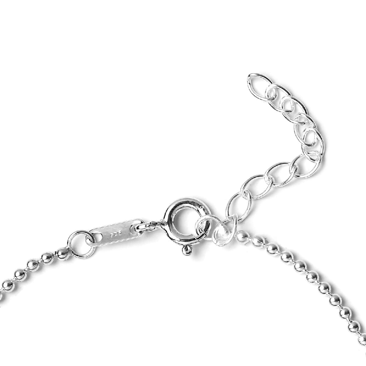 Round Ball Bracelet in Sterling Silver (7.25-8.75In) 1.93 Grams image number 3