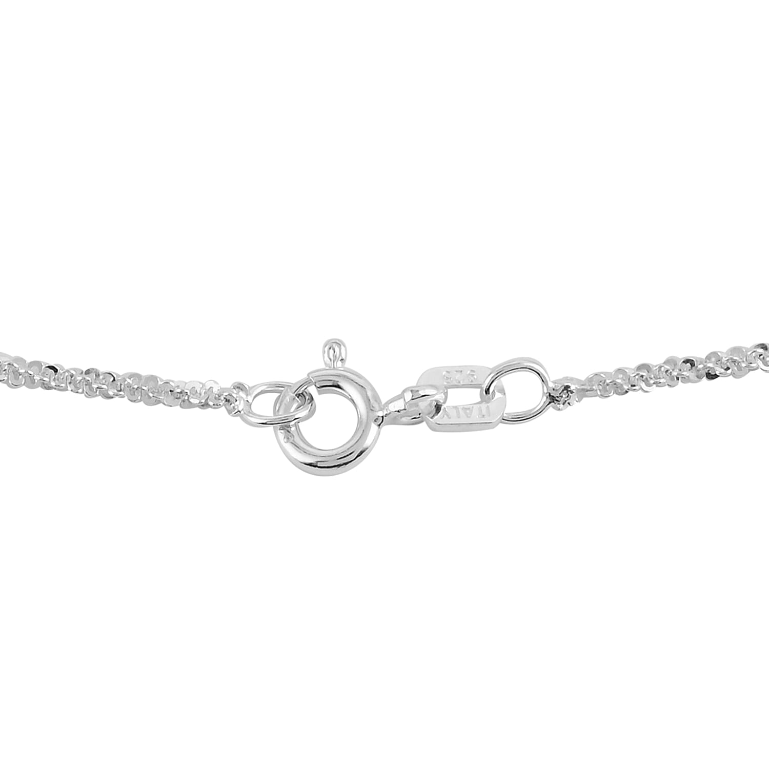 Italian Roc Chain 20 Inches in Sterling Silver 2.50 Grams