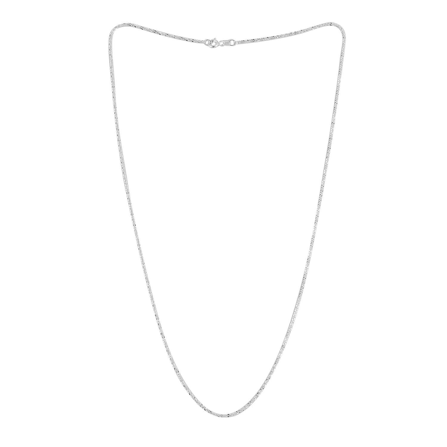 Italian Roc Chain 20 Inches in Sterling Silver 2.50 Grams
