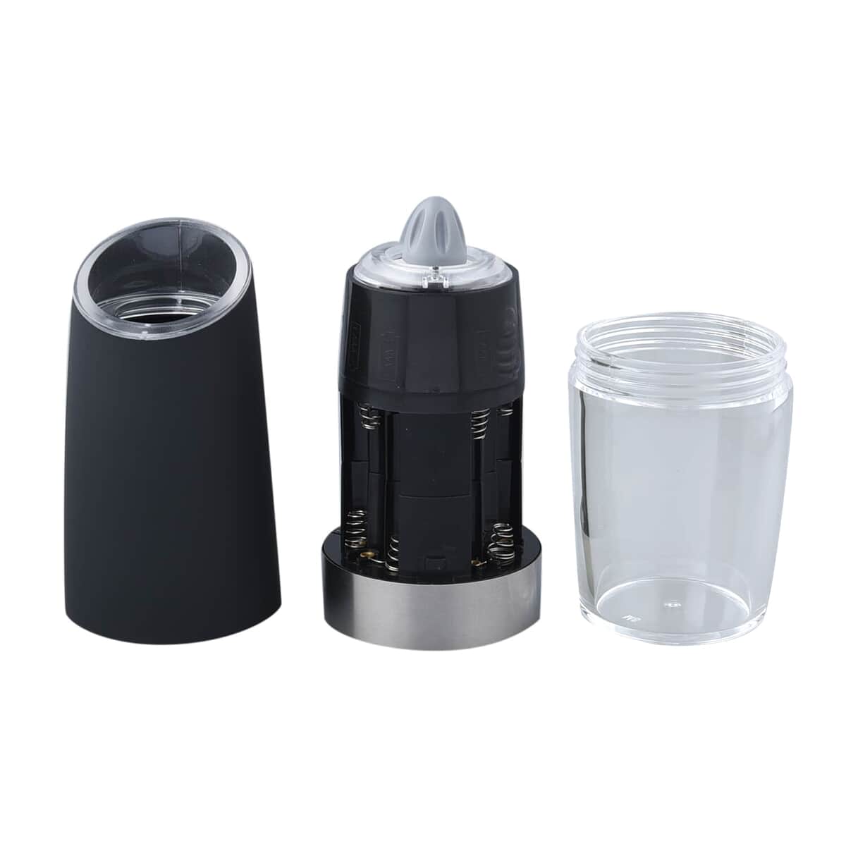 Gravity Electric Salt or Pepper Grinder Mill, Battery Operated Stainless Steel Mill with Light, Automatic One Handed Operation, Electronic Adjustable Shakers (6XAAA Battery Not included) image number 4