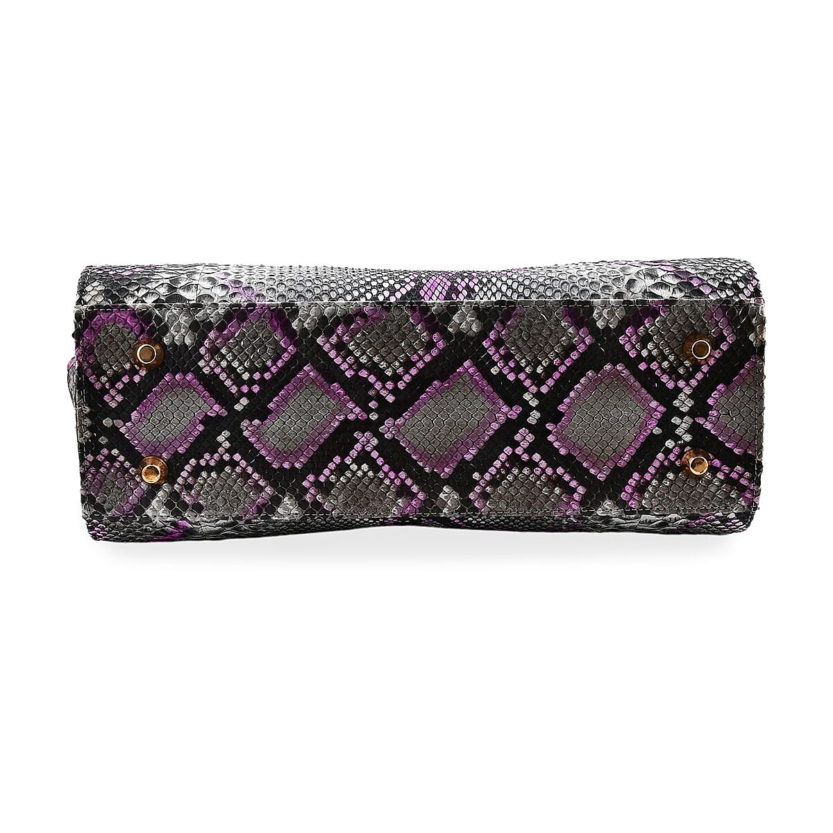 The Pelle Python Collection Pink 100% Genuine Python Leather Tote Bag for Women, Satchel Purse, Shoulder Handbag, Designer Tote Bag image number 7