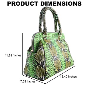 Genuine Python Leather Tote Bag