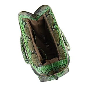Genuine Python Leather Tote Bag