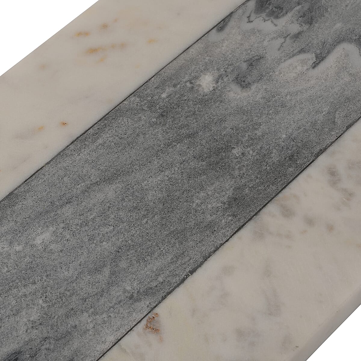 White & Gray Rectangle Shape Marble Chopping Board image number 4
