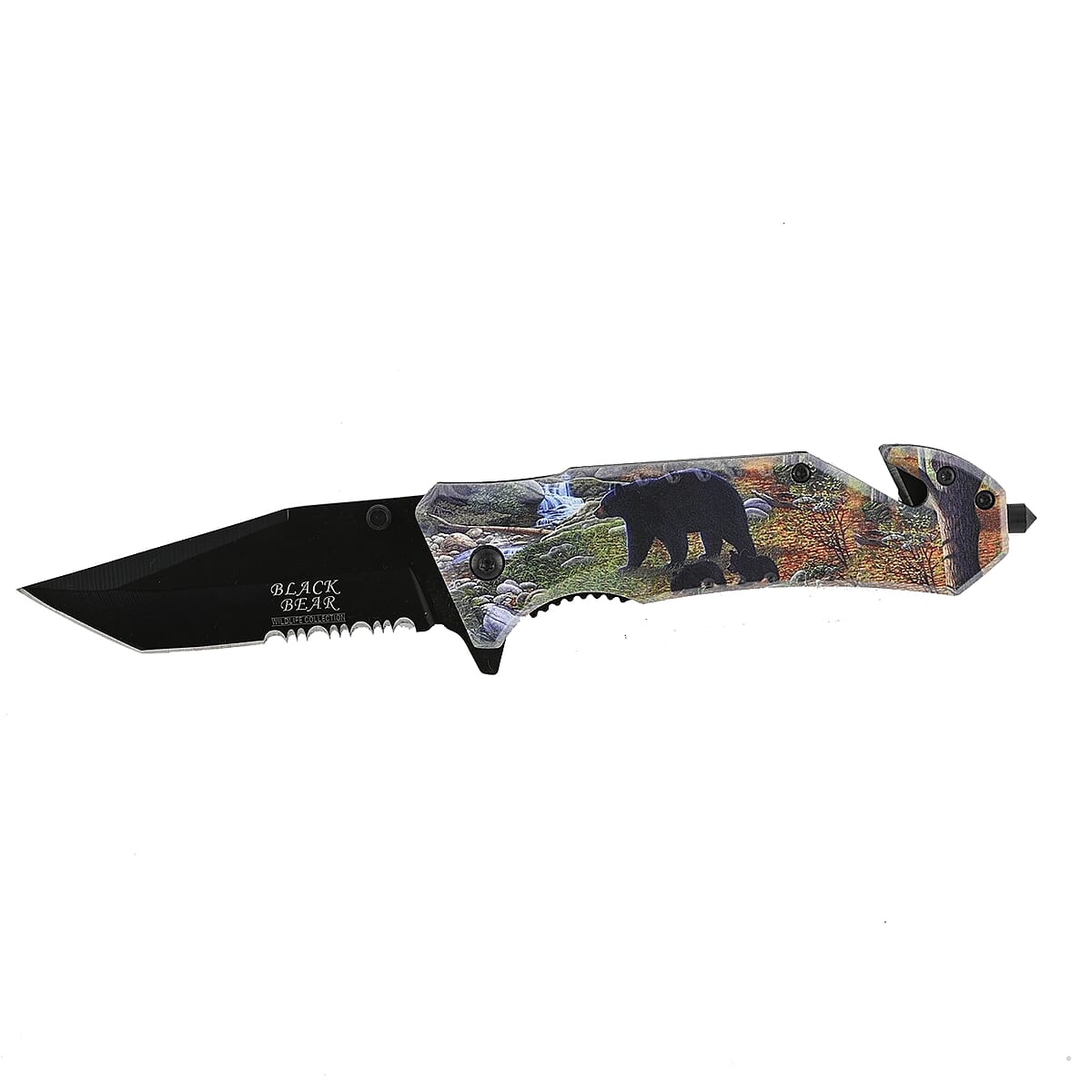 Black Hunting Them Pocket Knife image number 1