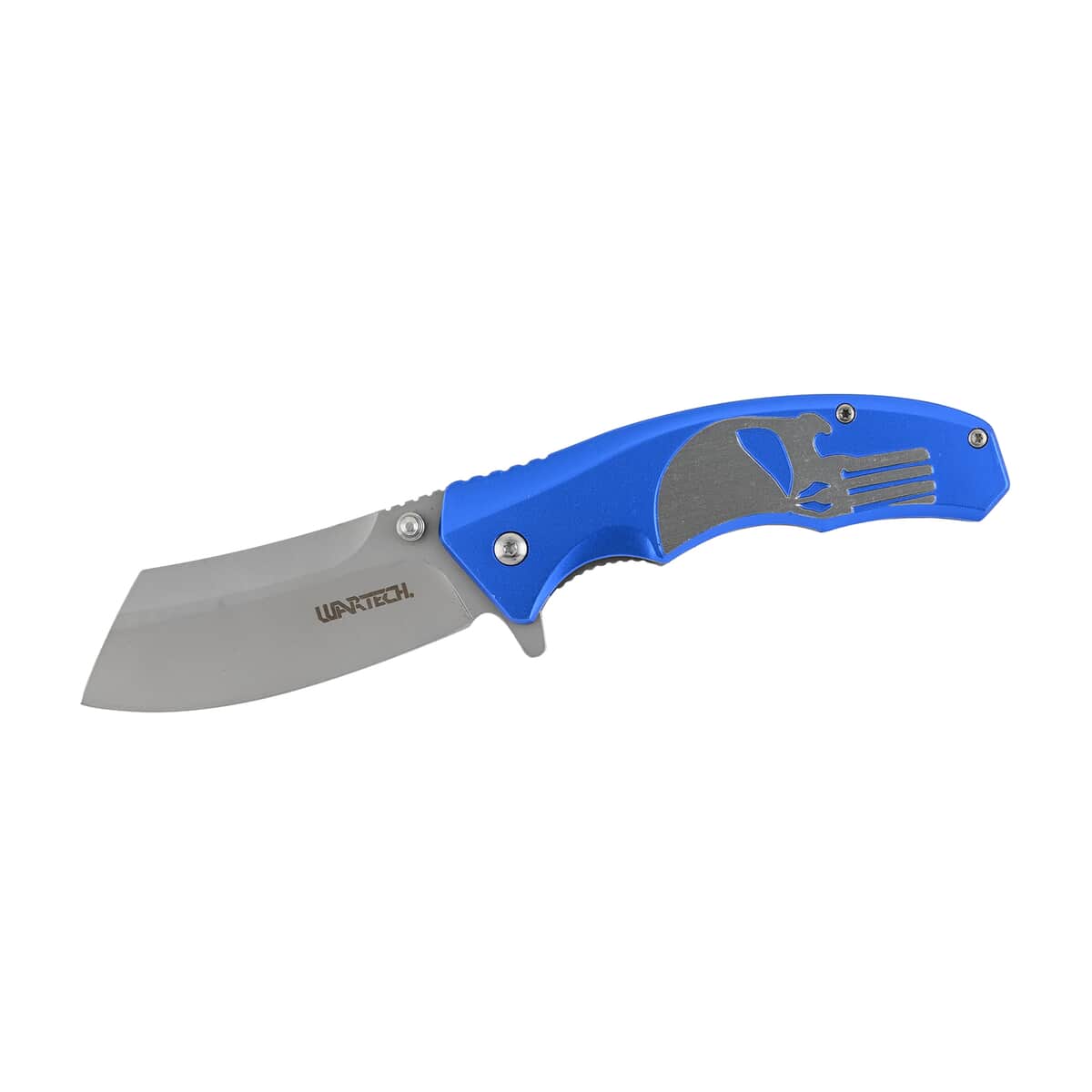 Blue Skull Pocket Knife image number 5