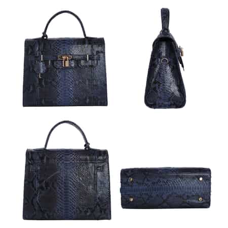 Sold at Auction: Louis Vuitton, AN EXOTIC BLACK PYTHON LOUIS