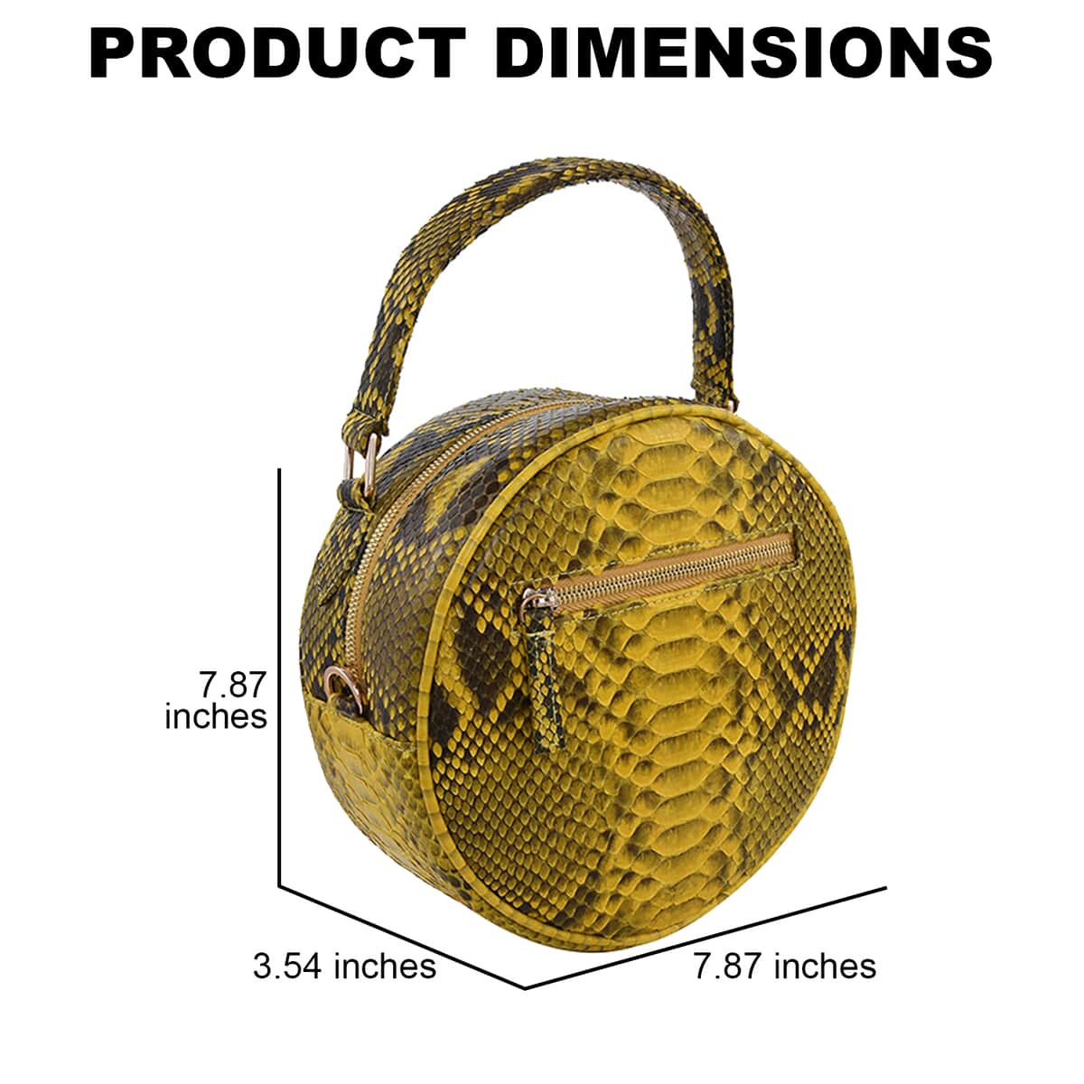 Buy The Grand Pelle Handcrafted Yellow Genuine Python Leather Crossbody Bag  for Women , Shoulder Purse , Crossbody Handbags , Designer Crossbody ,  Leather Handbags at ShopLC.