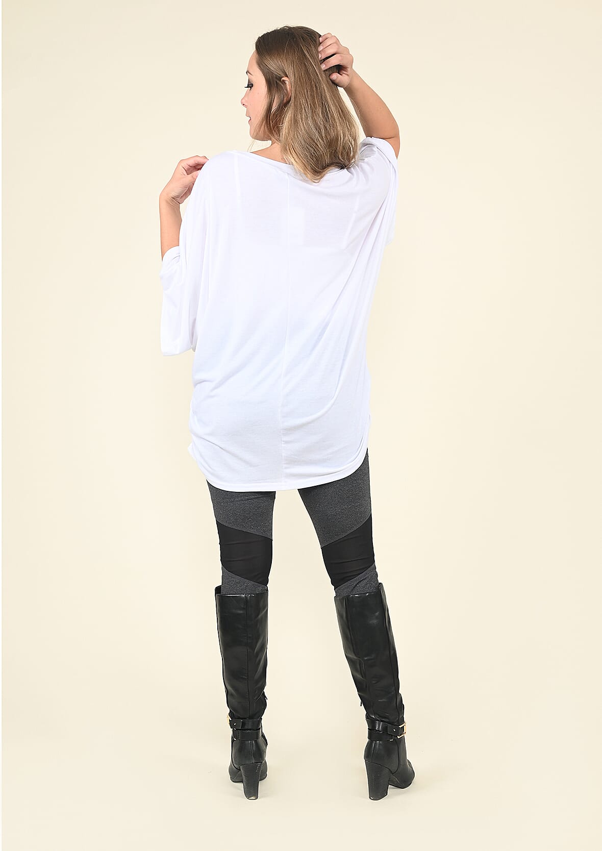 トップス S loop drape tops grey THEREDTHREAD / ザレッドスレッド】S loop drape tops