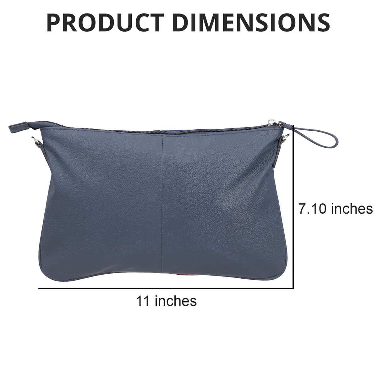 100% Genuine Leather Vivid By Sukriti Clutch Wristlet Bag  Theme :  Graanvi Size: 11 L x 7.1 H x 1 W inches image number 4