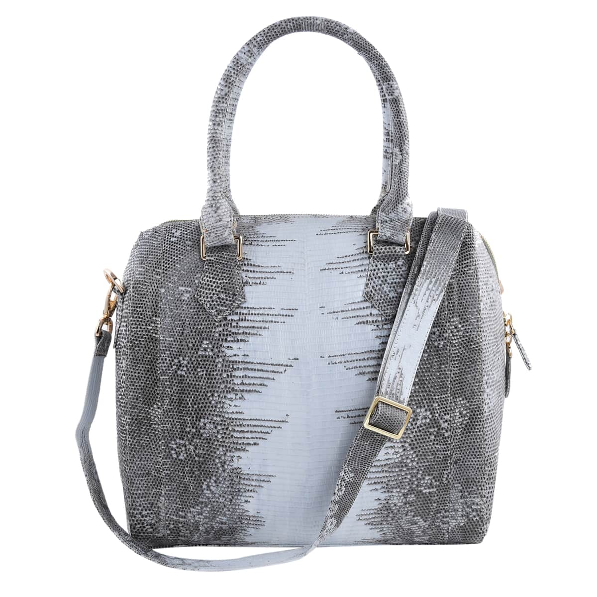 Grand Pelle Lizard Collection Handmade 100% Genuine Lizard Leather Natural Color Tote Bag image number 0