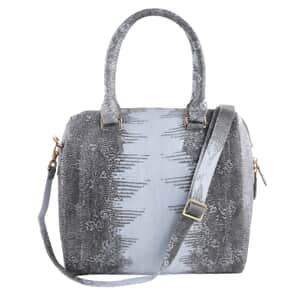 Grand Pelle Lizard Collection Handmade 100% Genuine Lizard Leather Natural Color Tote Bag