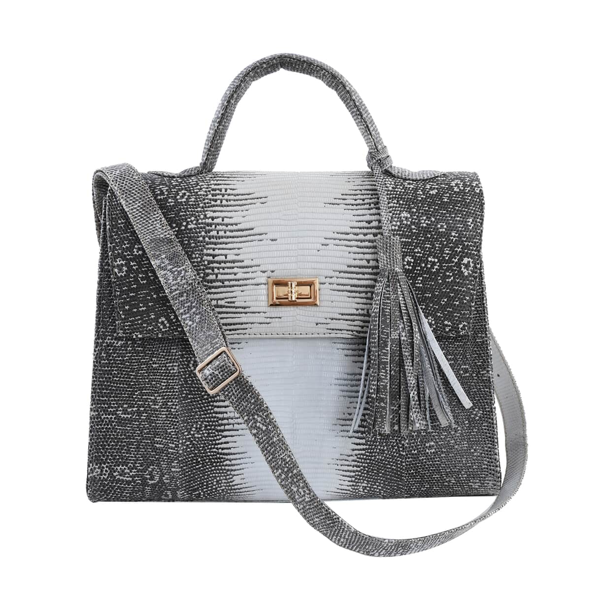 Grand Pelle Lizard Collection Handmade 100% Genuine Lizard Leather Tote Bag image number 0