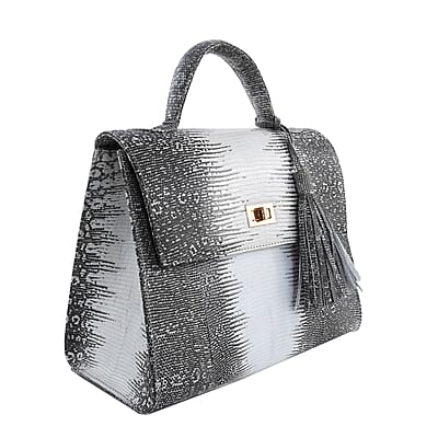 Pelle Lizard Genuine Leather Signature Handmade Tote