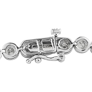 G-H I1 Diamond 3.00 ctw Bracelet in 10K White Gold (7.25 In) 8.50 Grams