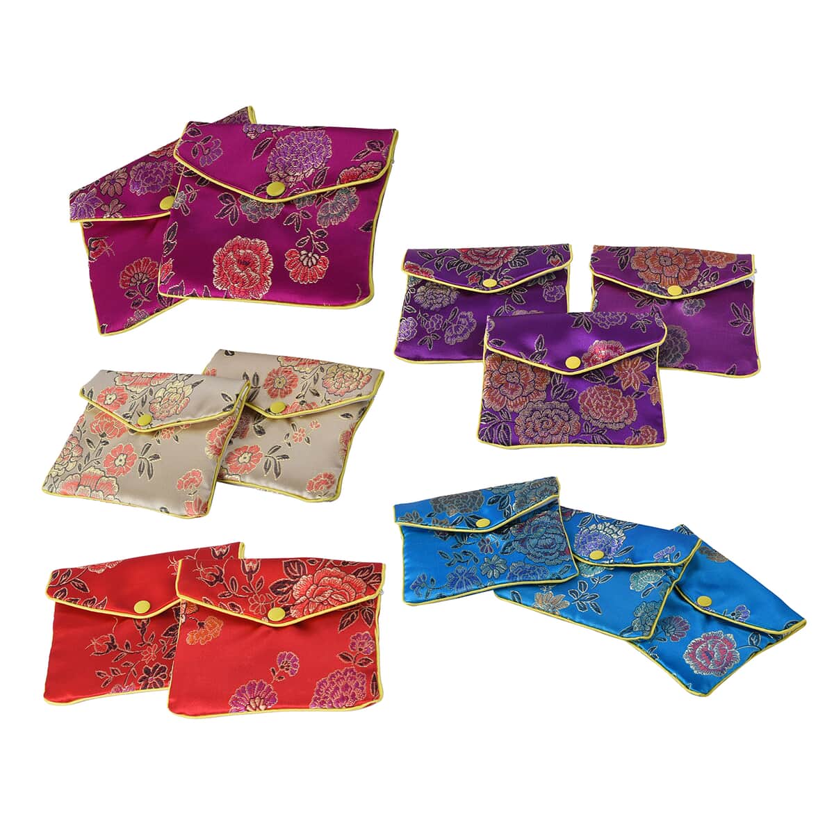 Set of 12 Large Size Jewelry Pouch image number 3