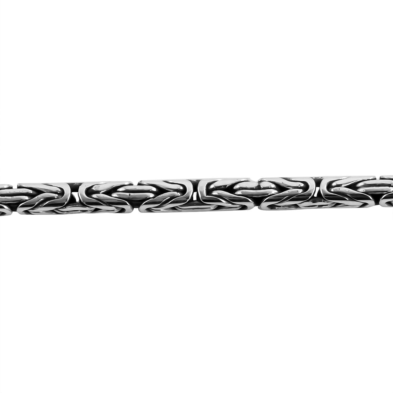 Bali Legacy Sterling Silver Borobudur Chain Necklace, Sterling Silver Necklace, Silver Jewelry, 22 Inch Chain Necklace 2.5mm 23.80 Grams