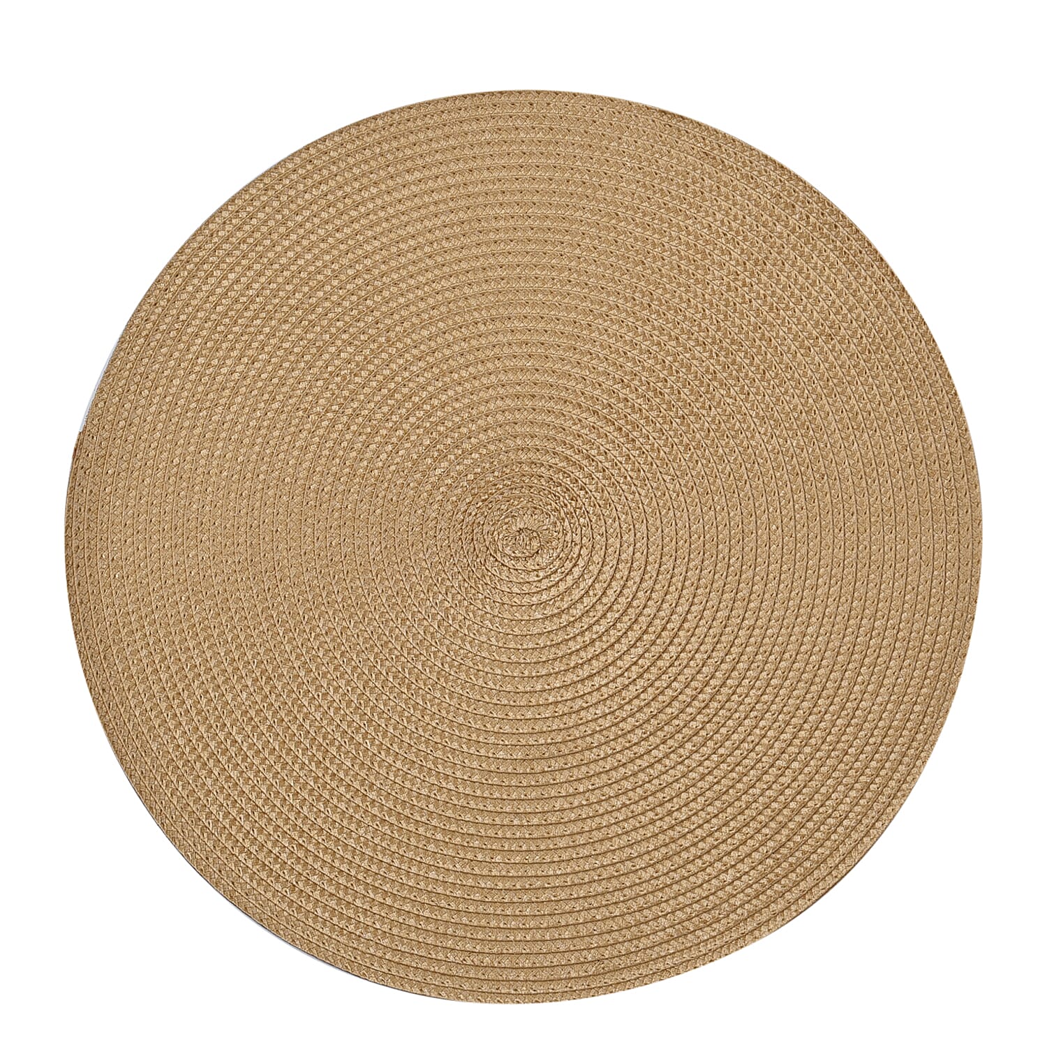 Set of 4 Round Placemat to Protect Table, Stain Resistant and Water Absorbent Round Table Mats for Home, Dining Table Placemats