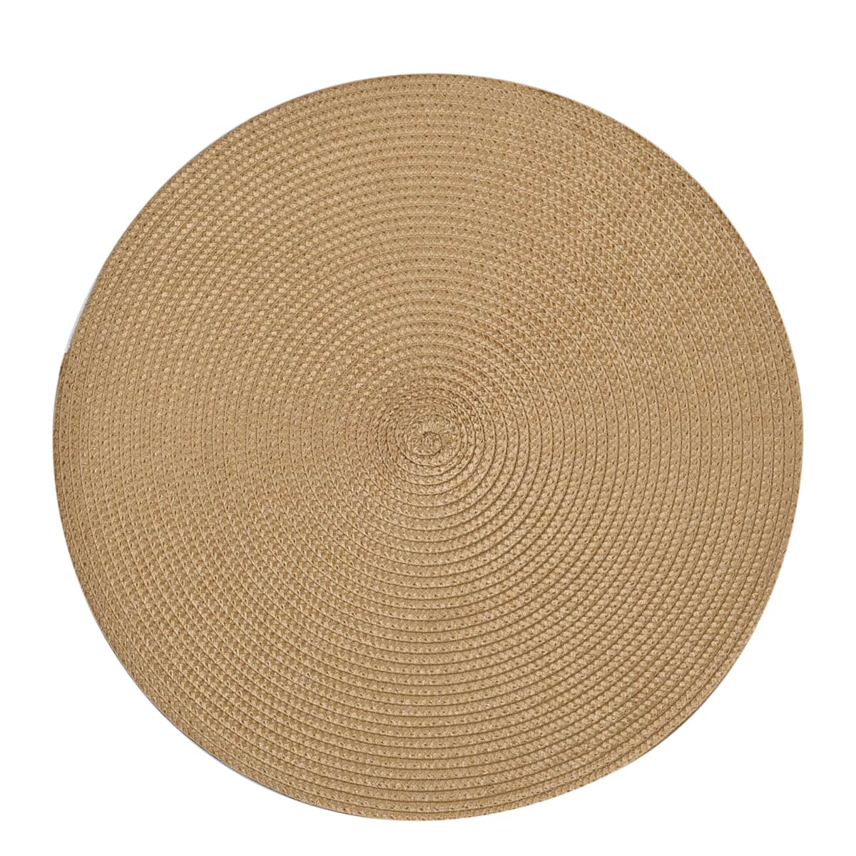 Set of 4 Round Placemat to Protect Table, Stain Resistant and Water Absorbent Round Table Mats for Home, Dining Table Placemats image number 4