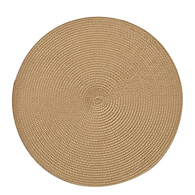 Set of 4 Round Placemat to Protect Table, Stain Resistant and Water Absorbent Round Table Mats for Home, Dining Table Placemats