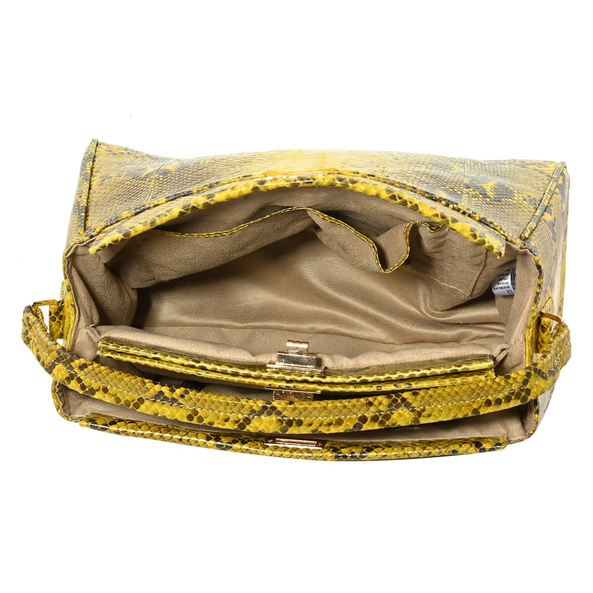 Buy The Grand Pelle Handcrafted Yellow Genuine Python Leather Crossbody Bag  for Women , Shoulder Purse , Crossbody Handbags , Designer Crossbody ,  Leather Handbags at ShopLC.