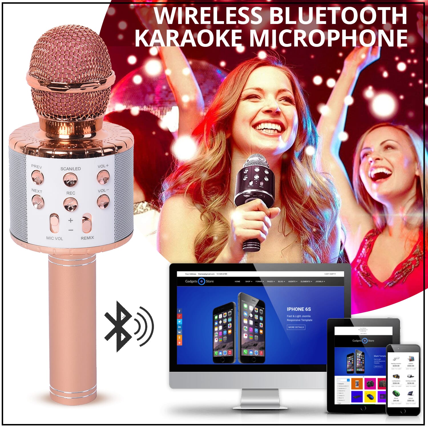 Bluetooth microphone in online store