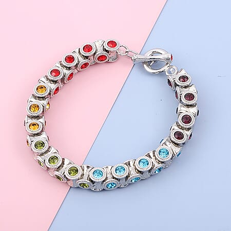 Multi Color Austrian Crystal / 6.75 Inches - Product card gallery slide 2 (10176803930425)