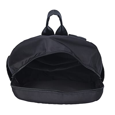 Black 3D PC Cat Pattern Backpack