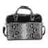 The Pelle Collection Handmade 100% Genuine Python Leather Natural with Black Color Laptop Bag image number 2