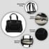 Hong Kong Closeout Collection Black Genuine Leather Crossbody Bag for Women with Woven & Leather Strap , Shoulder Purse , Crossbody Handbags , Designer Crossbody , Leather Handbags image number 1