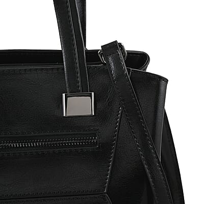 Hong Kong Closeout Collection Black Genuine Leather Crossbody Bag for Women with Woven & Leather Strap , Shoulder Purse , Crossbody Handbags , Designer Crossbody , Leather Handbags